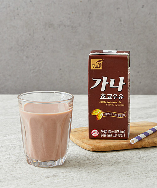 [푸르밀] 가나 초코 우유 190ml