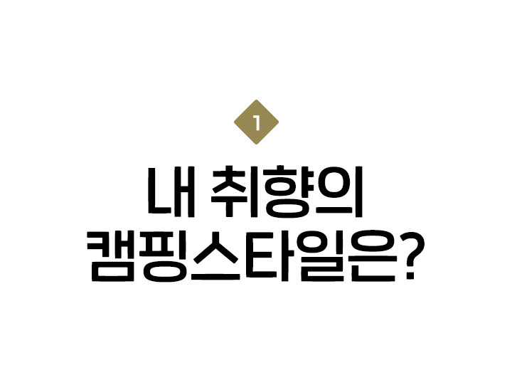 내 취향의 캠핑스타일은?