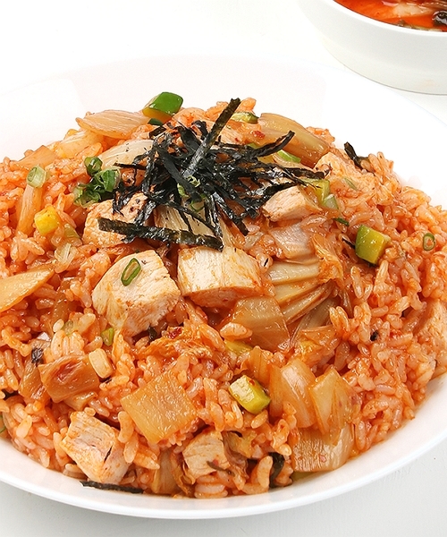 [허닭] 닭가슴살 김치 곤약 볶음밥
