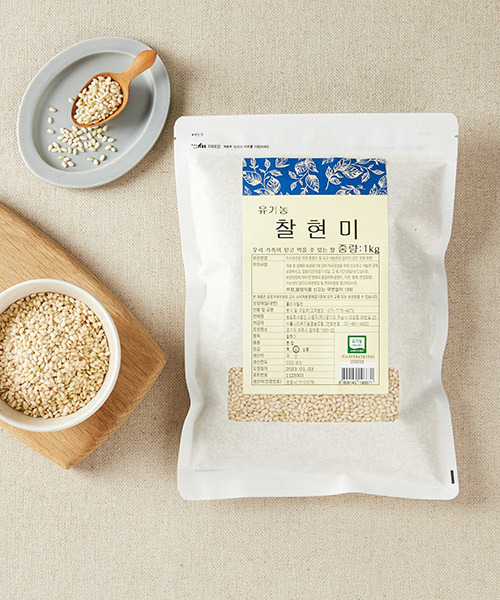 유기농 찰현미 1kg