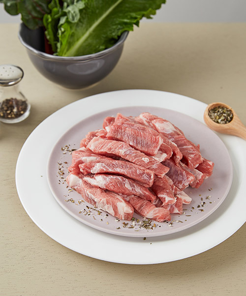한돈 무항생제 가브리살(등심덧살) 500g