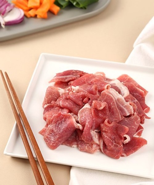 [생생포크] 무항생제 앞다리(불고기용) 600g