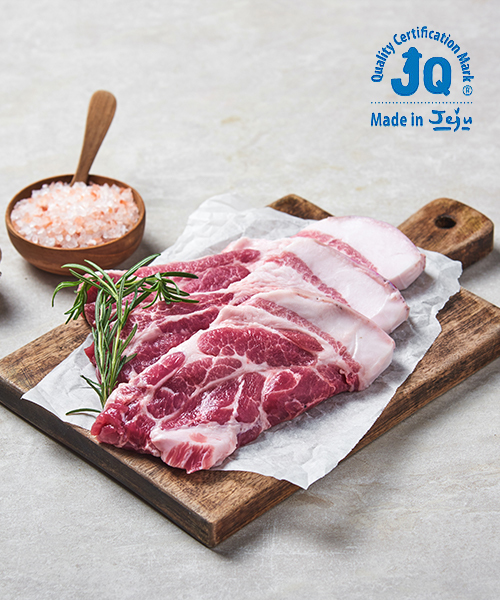 [JQ인증] 제주 흑돼지 목살 500g(구이용)