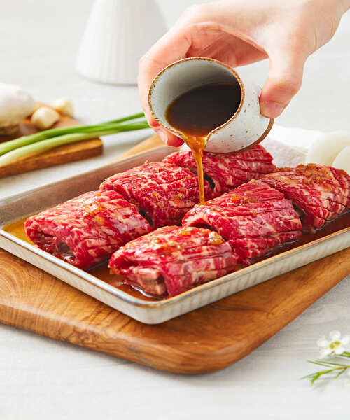 [서울 4대문 갈비명가 / 왕비집] 양념 소갈비 (500g)