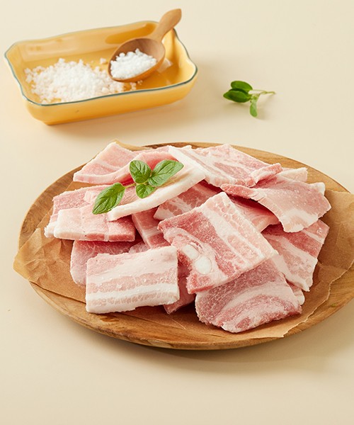 [생생포크] 급냉 한입 삼겹살 800g(냉동)