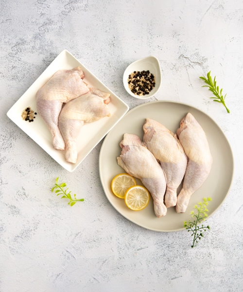 [푸르닭] 무항생제 닭(통다리) 1kg