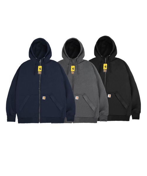 [칼하트] 써멀 후드집업 후드 남여공용 104078_블랙 S