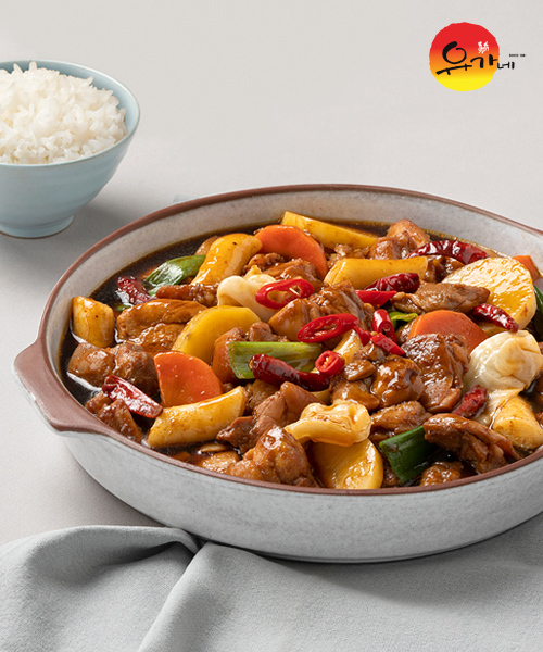 [유가네] 순살간장찜닭 400g x 2팩