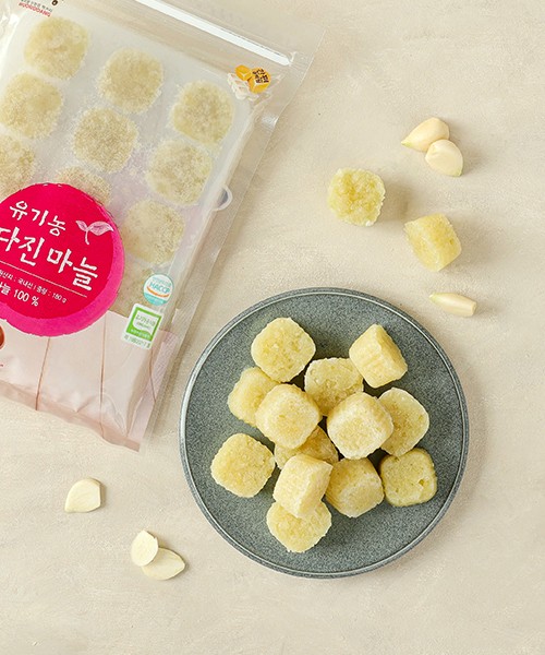 [웰팜넷] 유기농 다진 마늘