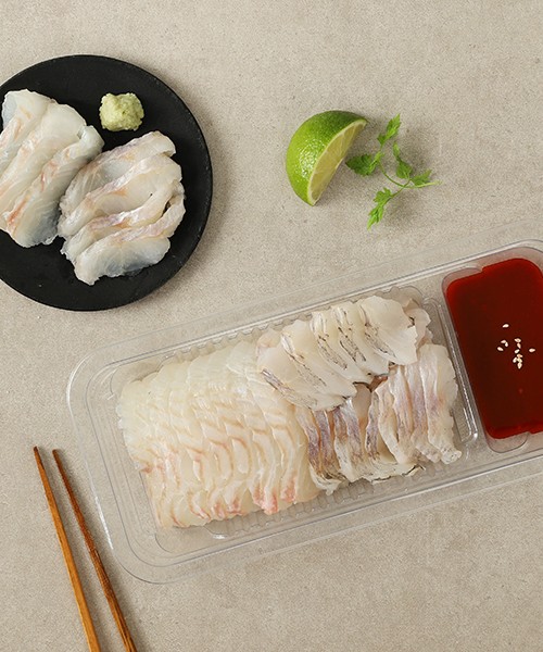숙성 광어&우럭회 200g
