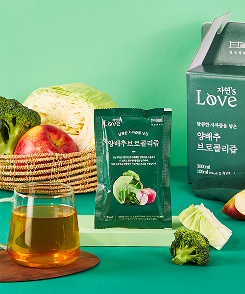[자연’s Love] 달콤한 사과즙을 넣은 양배추브로콜리즙