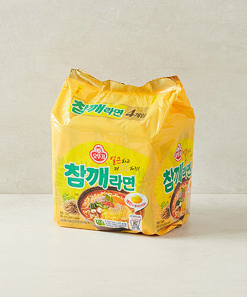 [오뚜기] 참깨라면 봉지면 (115g x 4봉)