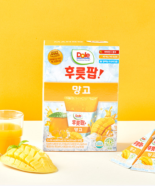 [Dole] 망고 팝 496ml(62ml x 8입)