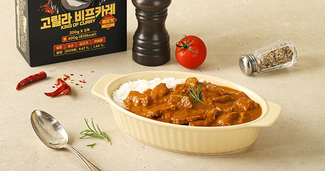 [외갓집] 고릴라 비프카레 매운맛 200g*3팩