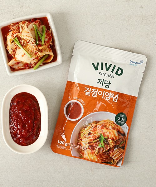 [비비드키친] 저당 겉절이양념 100g