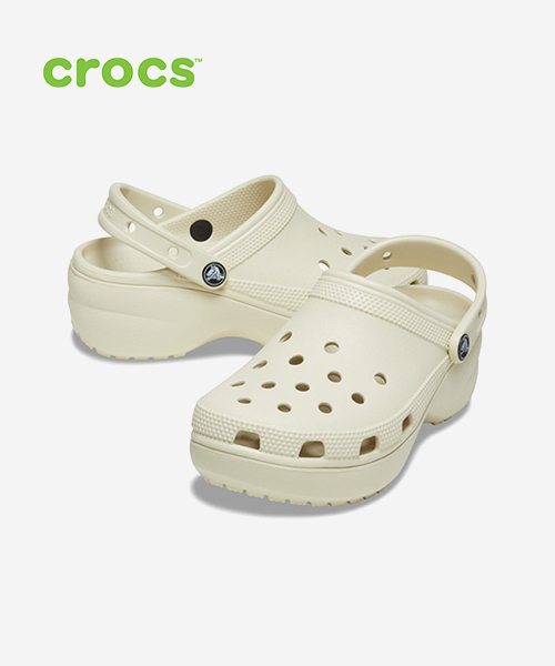[크록스] 클래식 플랫폼 클로그 여성샌들 206750-2Y2 W6