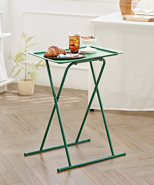 [하우스레시피] 씨티 접이식 사이드 테이블_화이트