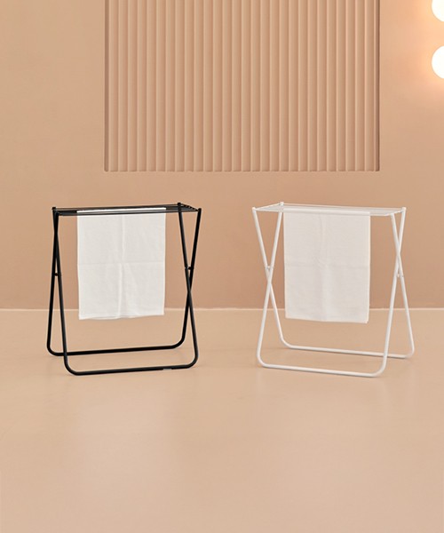 미니 접이식 빨래건조대_화이트