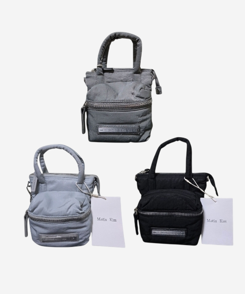 [마뗑킴] 패디드 카고2웨이 미니백_MK249OBG041M 라이트그레이