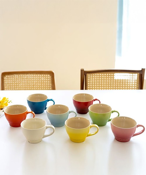 [르크루제] 자이언트카푸치노컵 400ml 로즈쿼츠