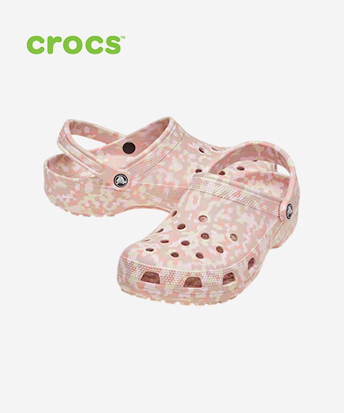 [크록스] 클래식 컨페티 클로그 핑크 밀크/멀티 212462-7AJ M3W5