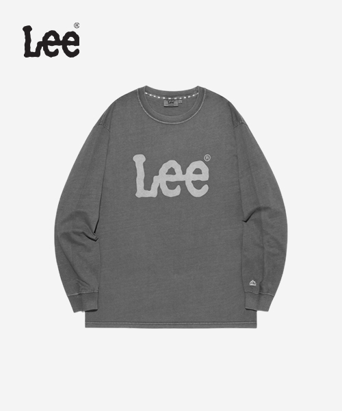 [LEE] 빅 트위치 로고 다잉 긴팔 티셔츠 B1 LE2503LT11 PO S