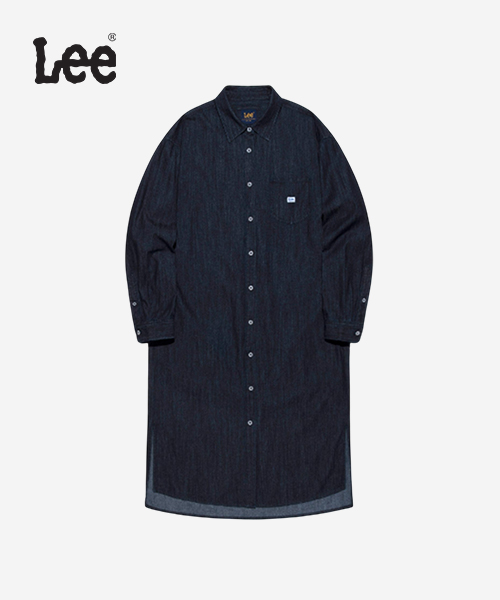 [LEE] 데님 셔츠 원피스 공용 B1 LE2503OP60 IR F