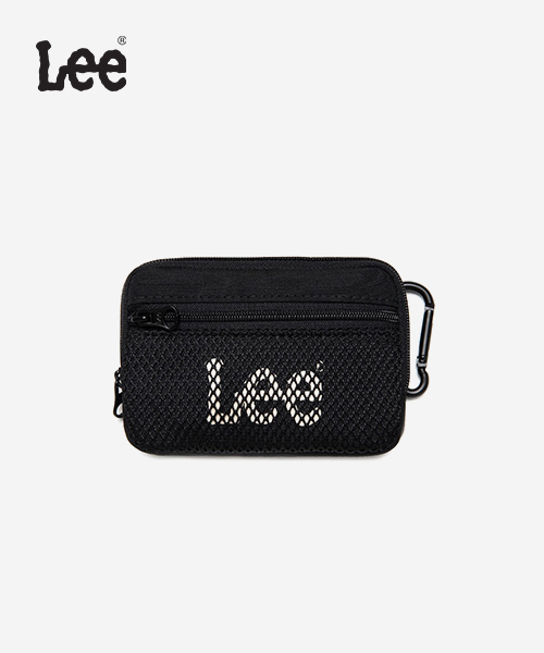 [LEE] 트위치 로고 메쉬 카드 파우치 B1 LE2501TC11 BK