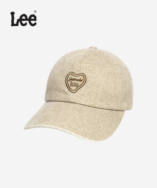 [LEE] 캔톤 로고 자수 볼캡 공용 B1 LE2503CAA1 BE