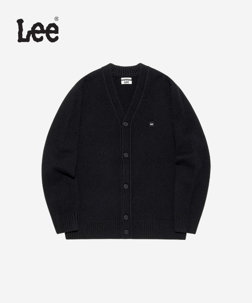 [LEE] 브이넥 가디건 B1 LE2503CD01 BK S