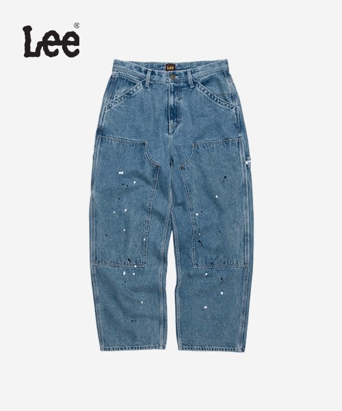 [LEE] 더블니 페인팅 페인터 데님 팬츠 B1 LE2503IP37 IM 28