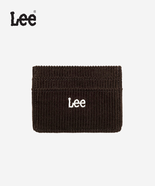 [LEE] 코듀로이 카드 홀더 공용 B1 LE2503TC02 BR
