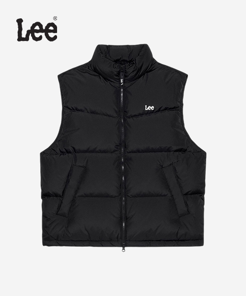 [LEE] 어센틱 다운 베스트 공용 B1 LE2503VT01 BK S