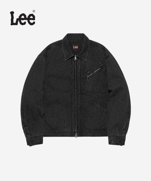 [LEE] 코듀로이 워크 데님 자켓 공용 B1 LE2504IJ34 BK S