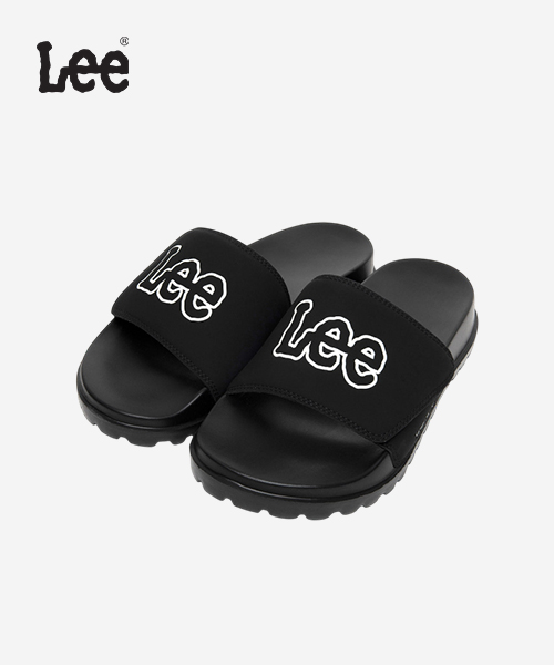 [LEE] 트위치 로고 밸크로 슬라이드 B1 LE2601SE02 BK 240