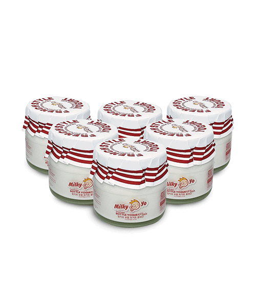 [밀키요] 보틀&콩포트 요거트 130g  6개입 3종