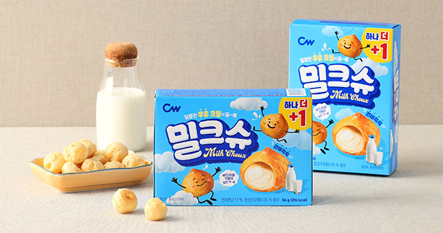 [청우] 밀크슈 56g x 2개입