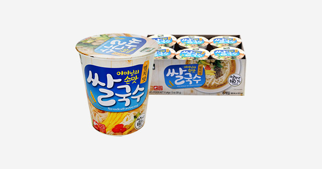 [백제] 멸치맛 쌀국수 미니컵 6개입