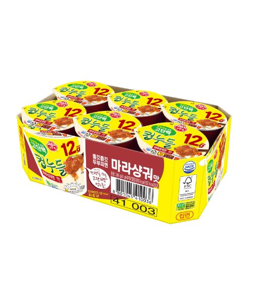 [오뚜기] 고단백 컵누들 마라샹궈맛 (41g x 6입)