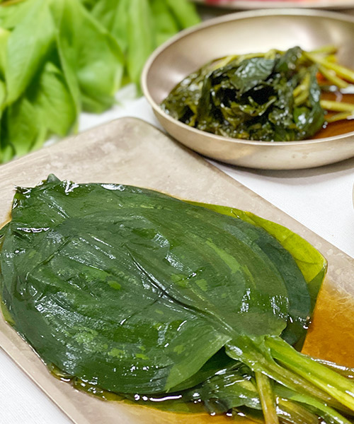 울릉도 명이나물 절임 500g