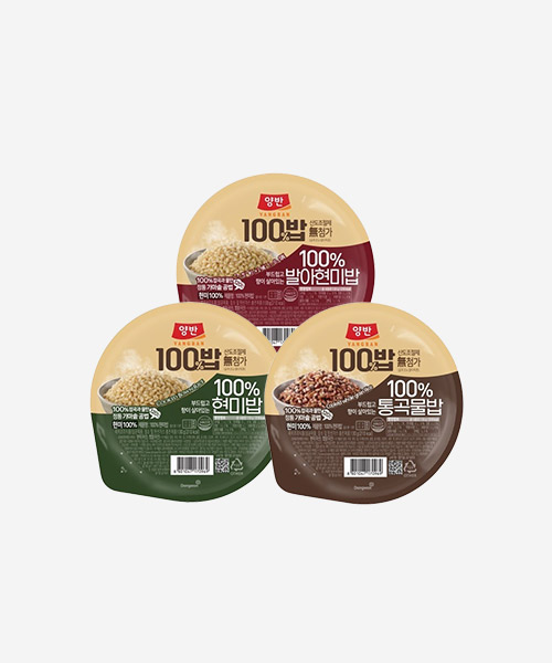 [동원] 양반100밥 100% 130g 3종