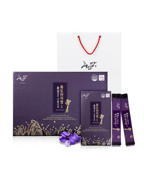 [혜인담] 홍삼담은 구증구포 흑도라지청스틱 10g x 30포