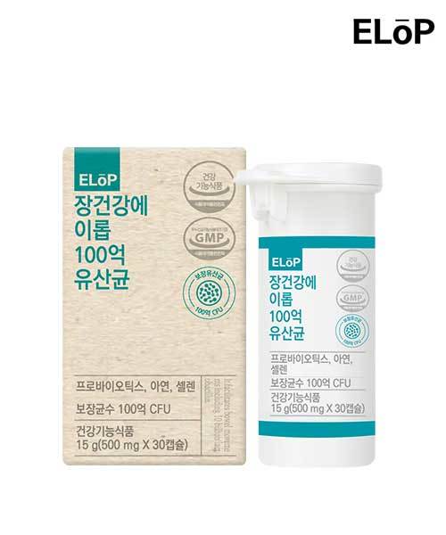 [이롭] 장건강에 이롭 100억 유산균 500mg x 30캡슐(1개월분)