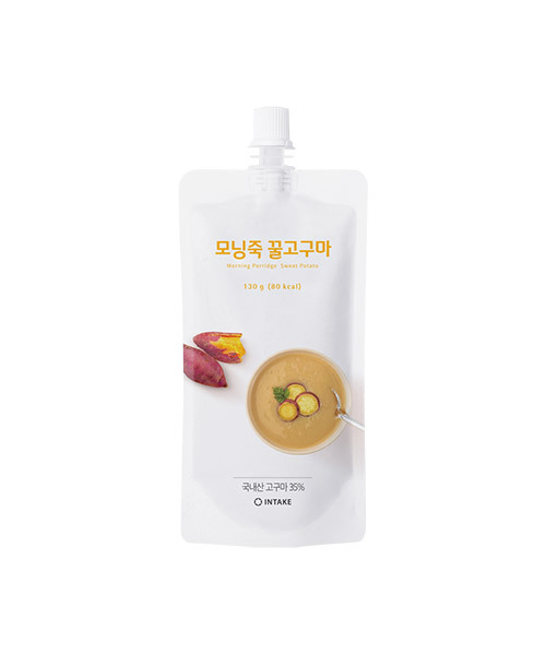 [인테이크] 간편한 아침 모닝죽 꿀고구마(130gx7팩)