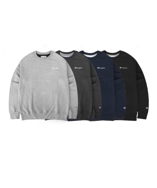 [챔피언] 그래픽 스몰로고 스웨트셔츠 CH-GF88 블랙 L