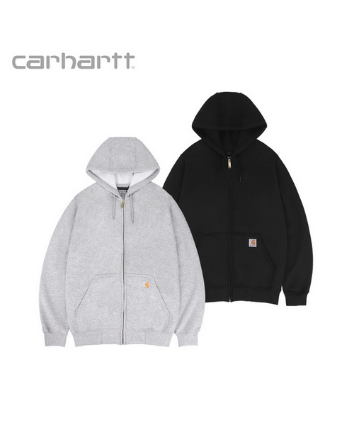 [칼하트] 남여공용 캐주얼 루즈핏 미드웨이트 후드집업 K122 블랙 XS