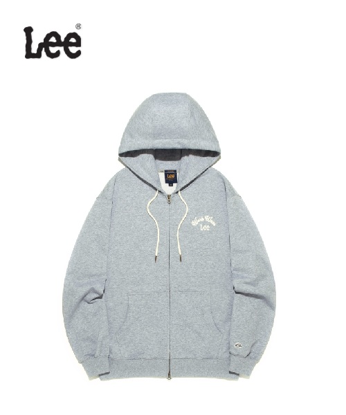 [LEE] 자수 후드 집업 공용 B1 LE2503HZ03 GR S