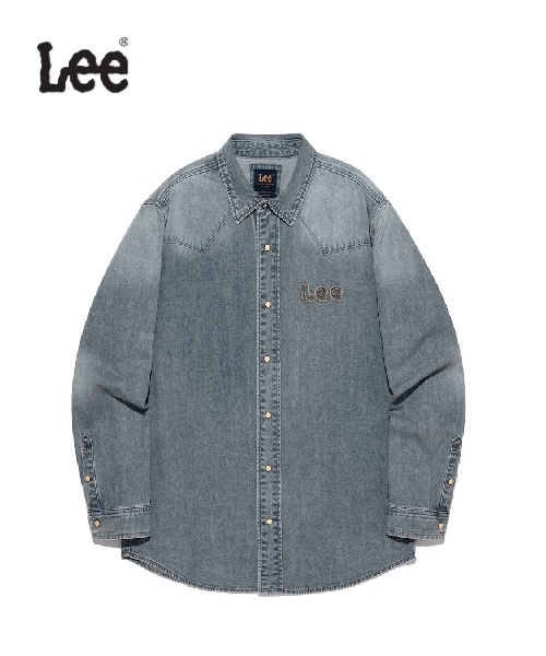 [LEE] 공용 웨스턴 데님 셔츠 공용 B1 LE2503SH07 IM S