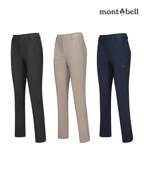 [몽벨] 여성 베이직 기모 본딩 롱팬츠_MW3FAWPL83_네이비 64