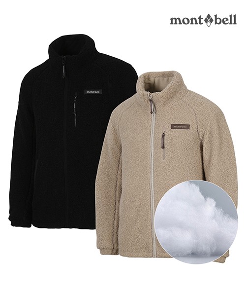 [몽벨] 남성 노벨티 플리스 패딩_MW3GAMJF20_블랙 95